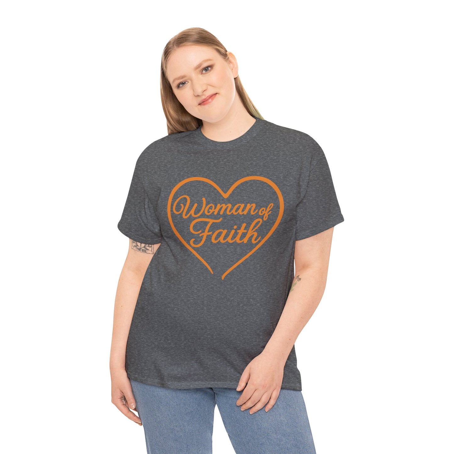 "Woman of Faith" Cotton T-shirt