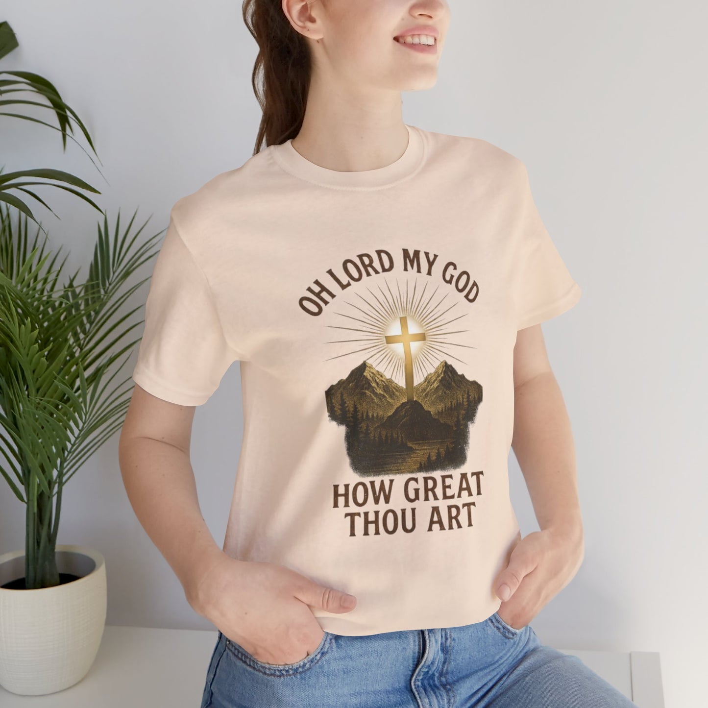 "Oh Lord My God-- How Great Thou Art" Christian T-Shirt