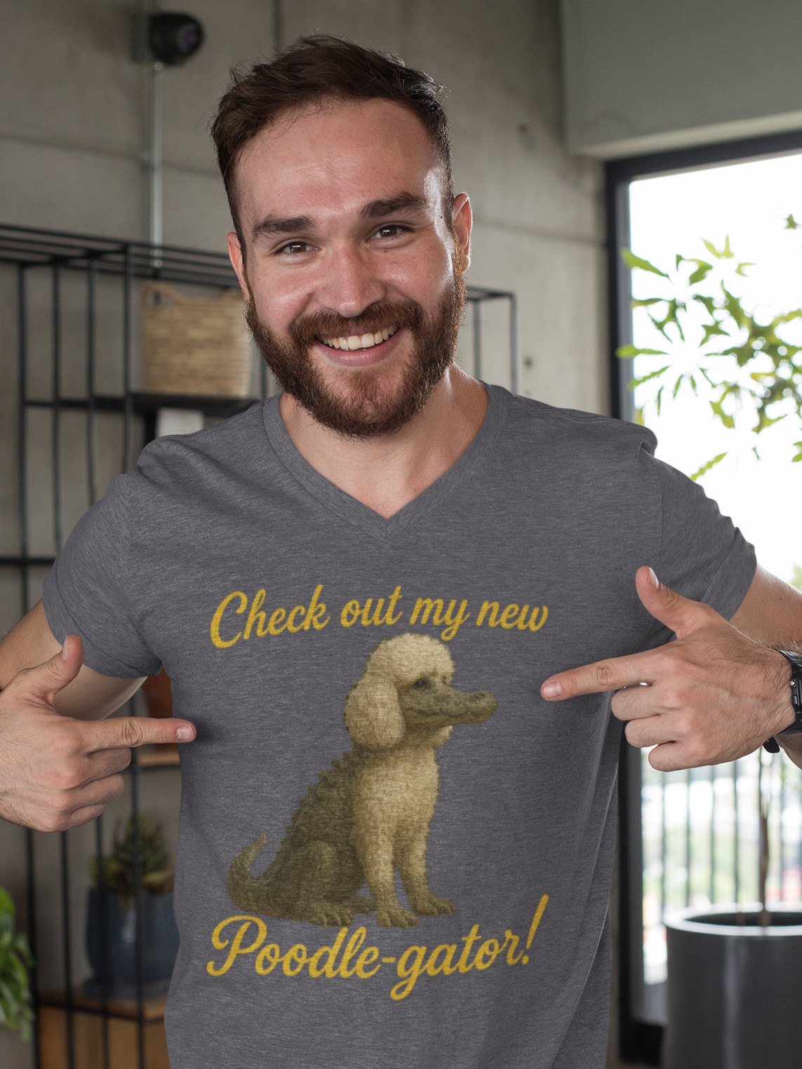 "Poodle-Gator" Funny Pet T-Shirt