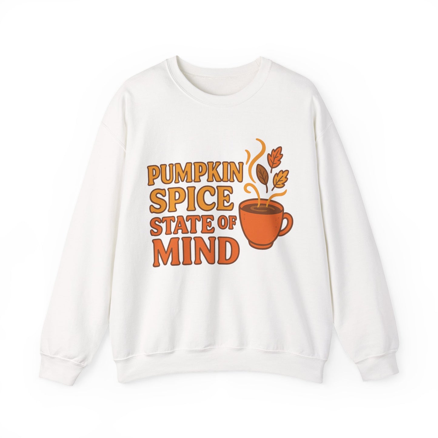"Pumpkin Spice State of Mind" Fall Seasonal Unisex Sweatshirt