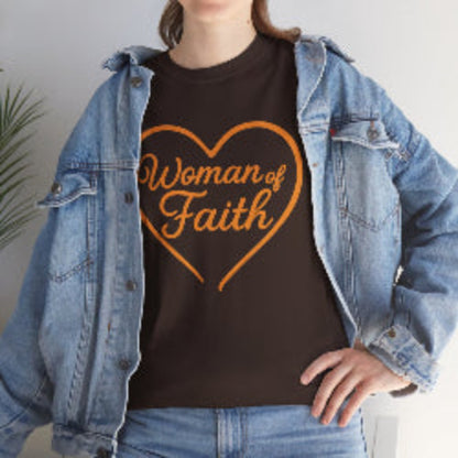 "Woman of Faith" Cotton T-shirt