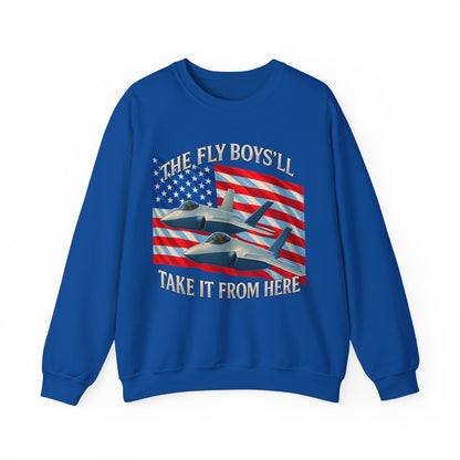"Flyboys" American Flag and Jets Sweatshirt